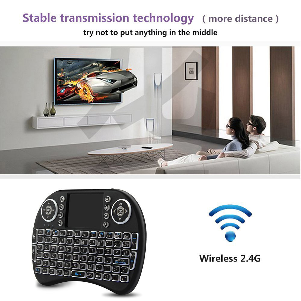 Backlit Mini Wireless Keyboard - Gaming Keyboard Mobile recensione e prezzo