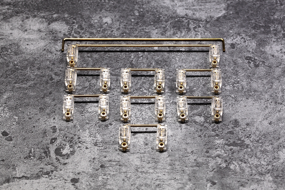 Everglide Transparent Gold Pla - Keyboard Gaming Transparent recensione e prezzo