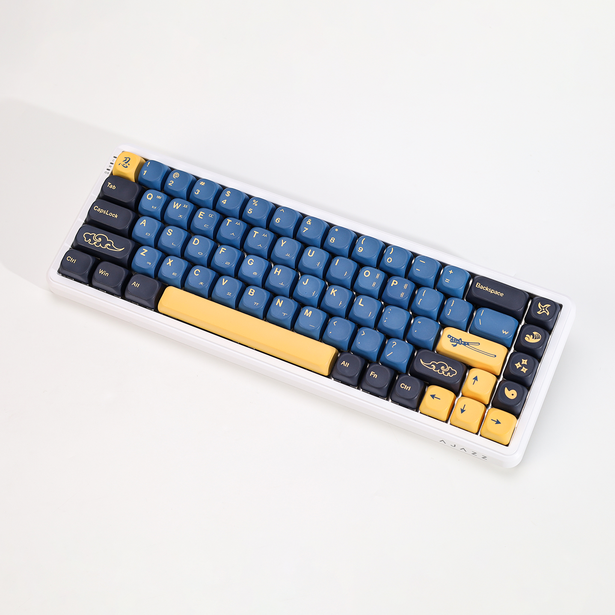KBDiy Korean Keycap Retro GMK  - Gaming Keyboard Blue recensione e prezzo