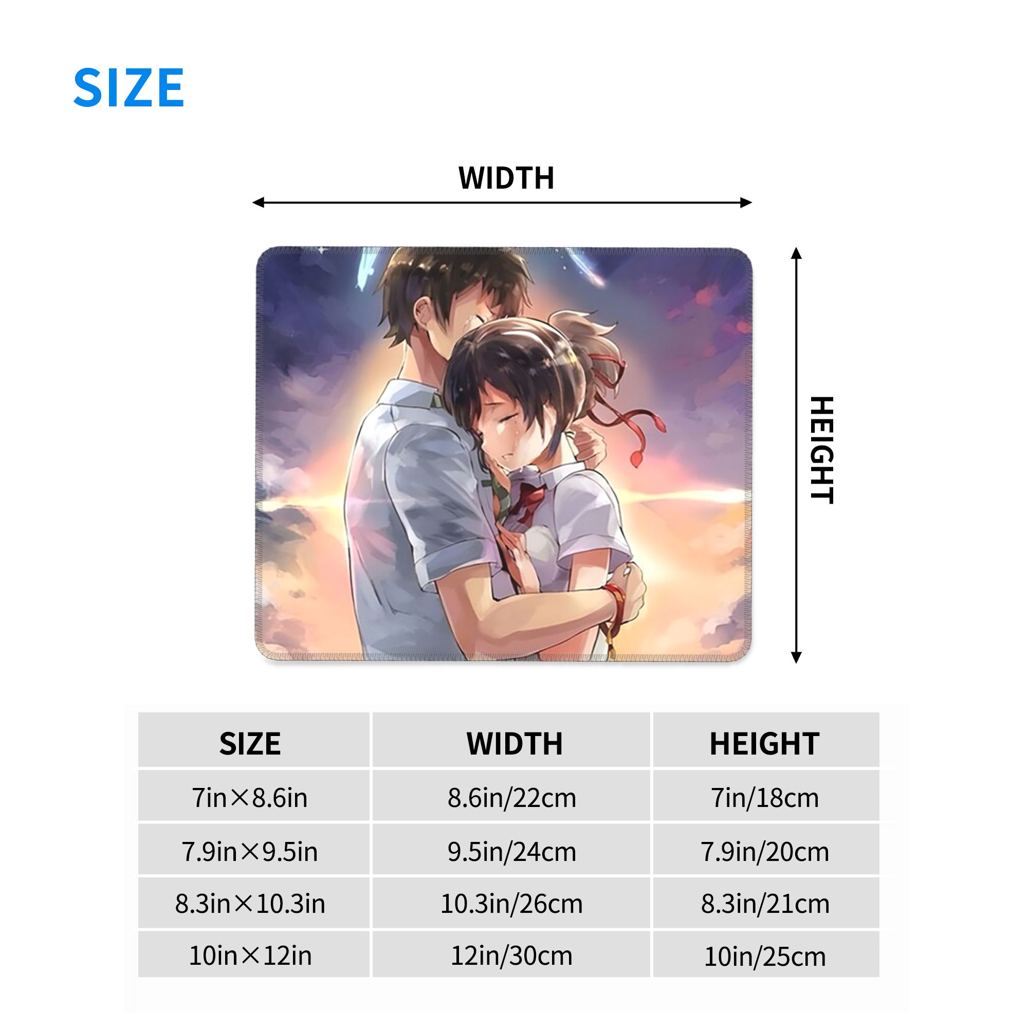 Japanese Anime Your Name Mouse - Gaming Keyboard Name recensione e prezzo