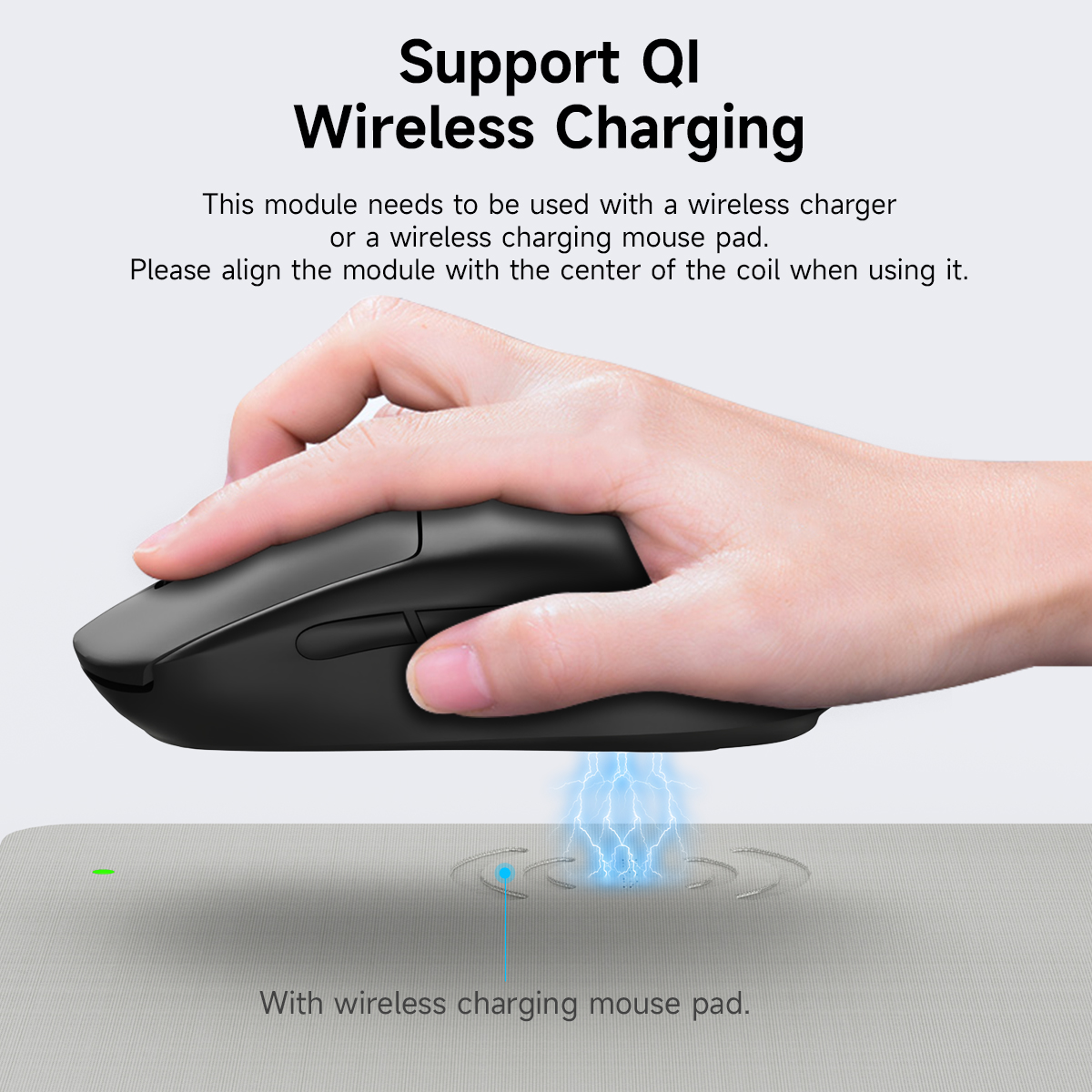 Qi Wireless Mouse Module for L - Gaming Keyboard Ergonomic recensione e prezzo