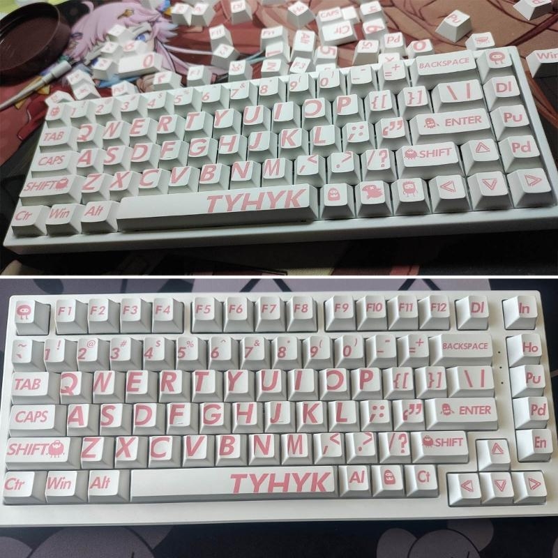 132Keys Big Letter PBT Keycap  - Gaming Keyboard Best recensione e prezzo