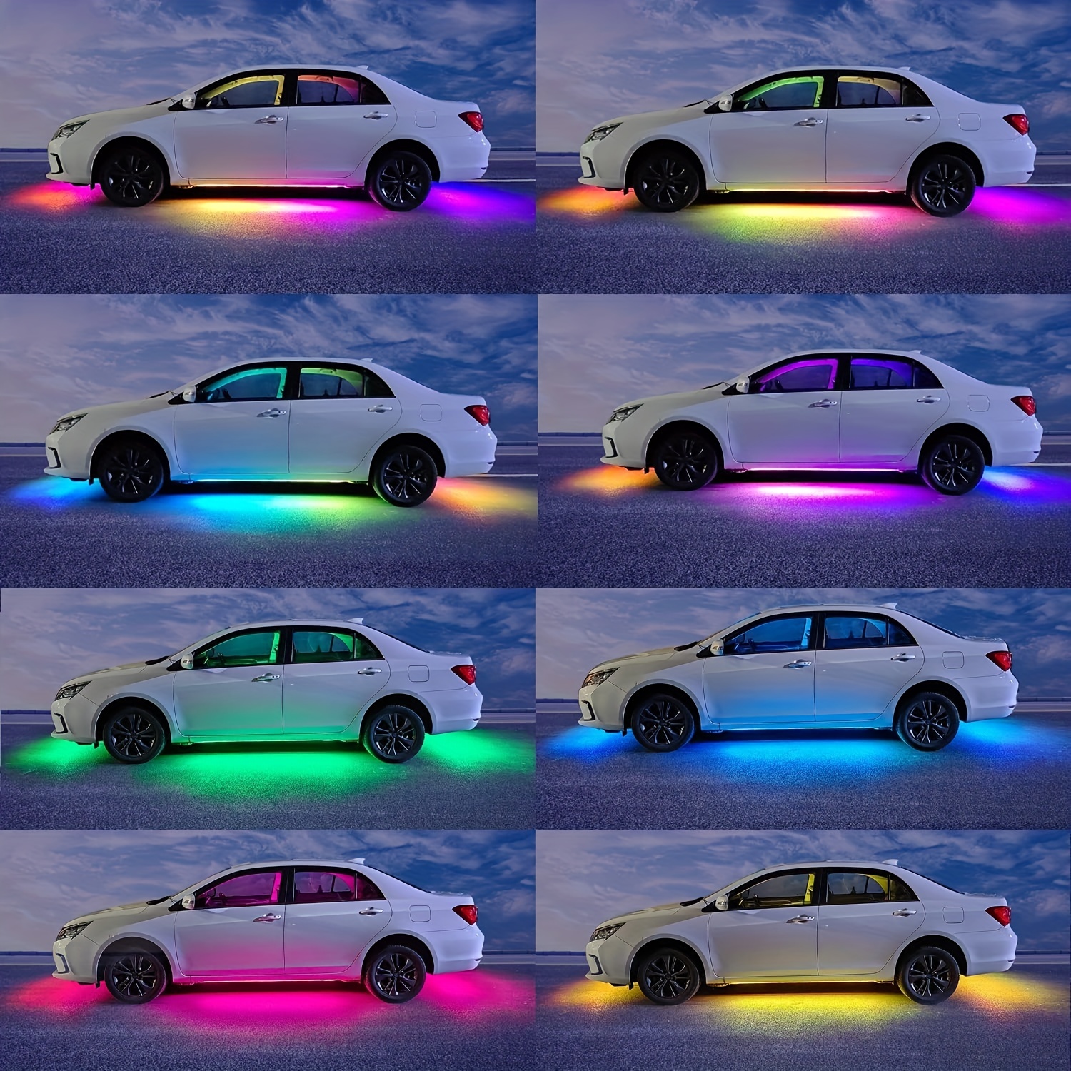 RGB Flexible Car Underglow Lig - Rgb Underglow Strip recensione e prezzo