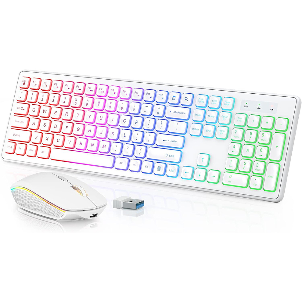 Backlit Wireless Keyboard and  - Gaming Keyboard Ergonomic recensione e prezzo