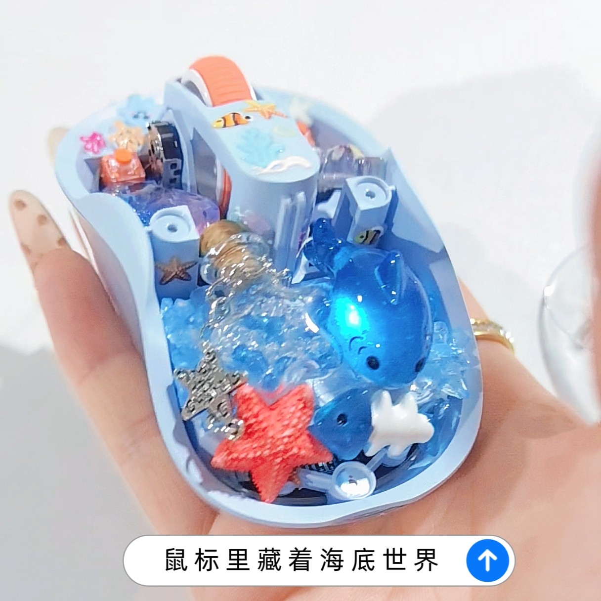 Whale/Starfish Handmade Transp - Keyboard Gaming Transparent recensione e prezzo